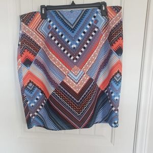 Olivia and Martin abstract XL skirt